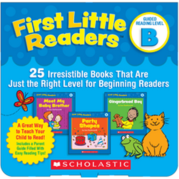 First Little Readers Parent Pack: Guided Reading Level B: 25 Irresistible Books That Are Just the Right Level for Beginning Readers