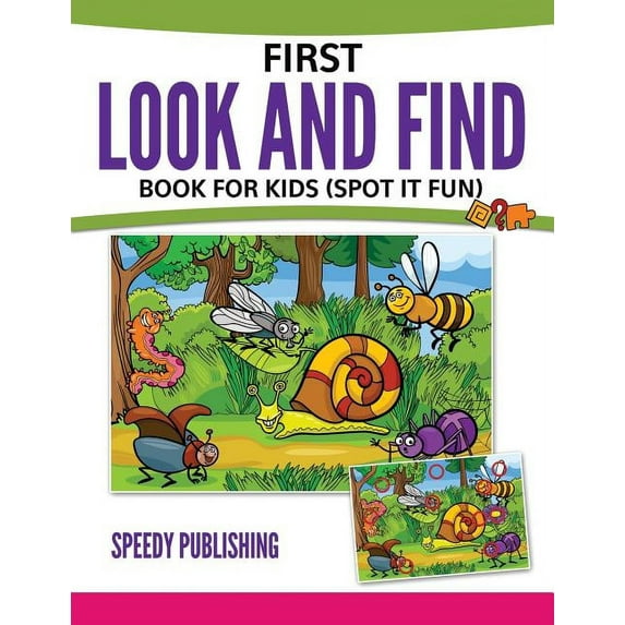 First Look And Find Book For Kids: (Spot It Fun), (Paperback)