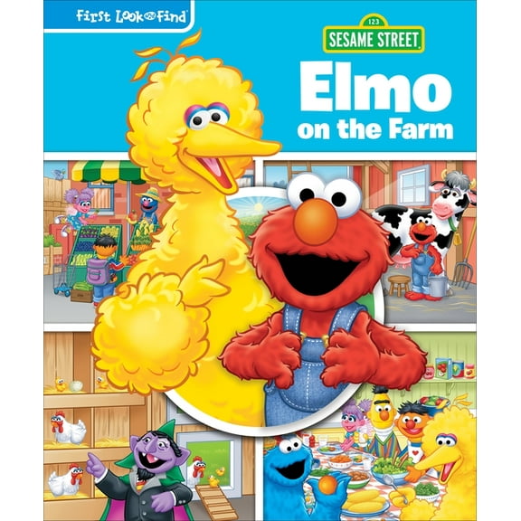 First Look and Find Series #4 Sesame Street Elmo on the Farm: First Look and Find, (Hardcover)