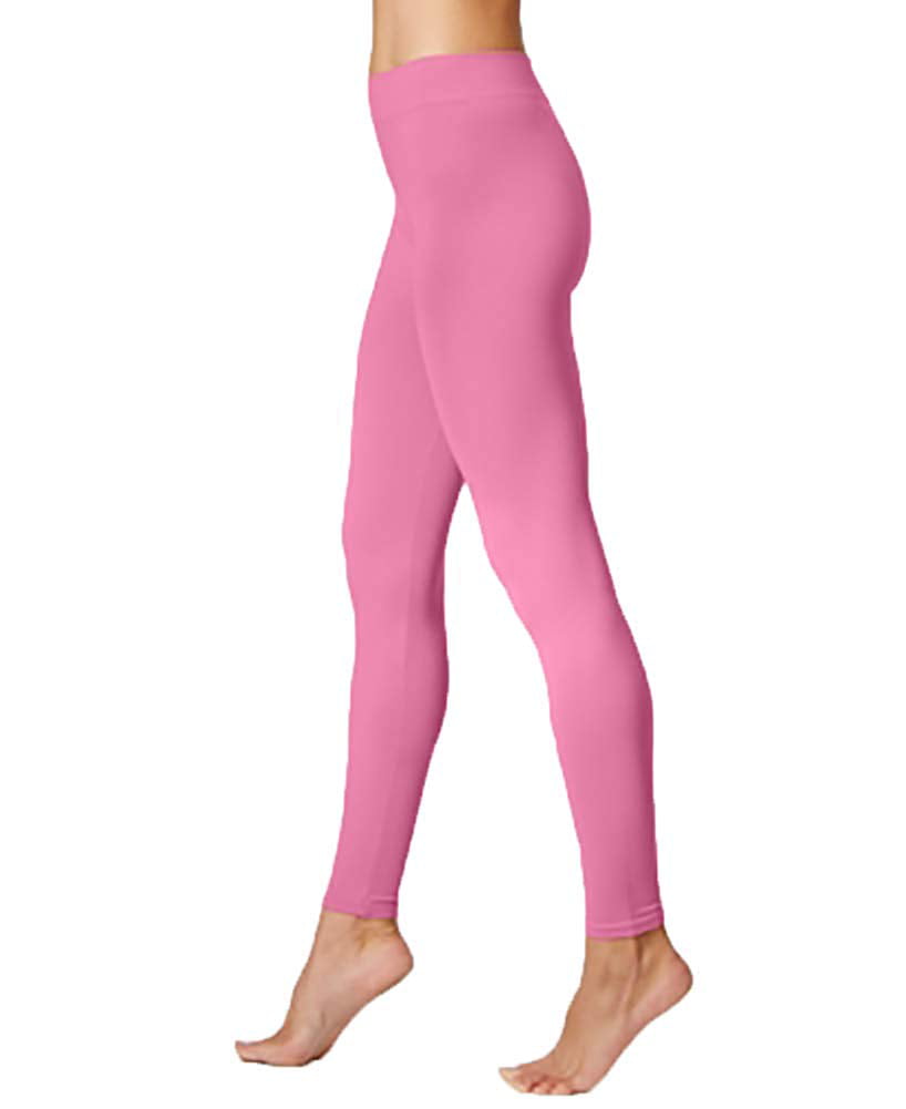 First Looks Women's Seamless Leggings (Pink, Large/X-Large