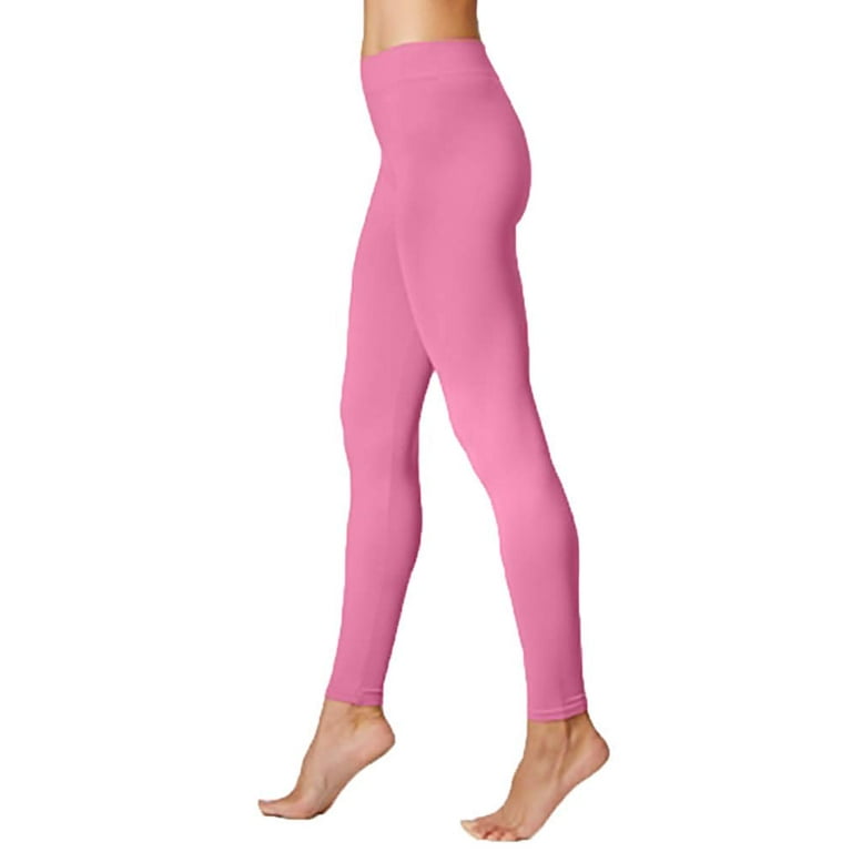 First Looks Women's Seamless Leggings (Pink, Large/X-Large) 