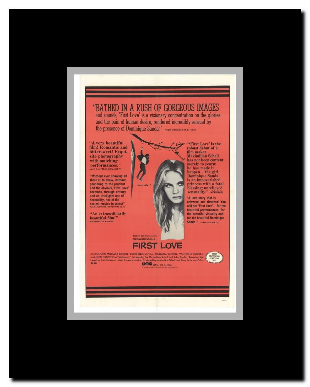 First Love Framed Movie Poster