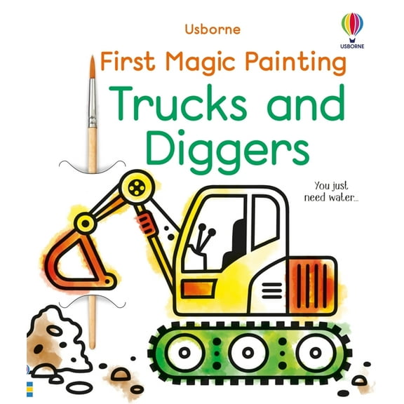 First Magic Painting First Magic Painting Trucks and Diggers, (Paperback)