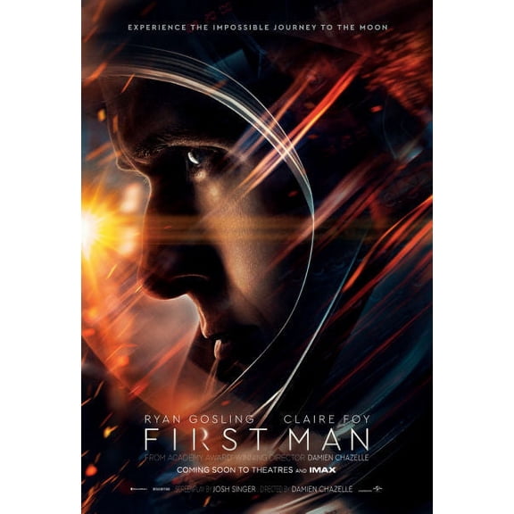 First Man Poster 27Inx40In 27Inx40In for any room 27x40 Multi-Color Square Adults Best Posters