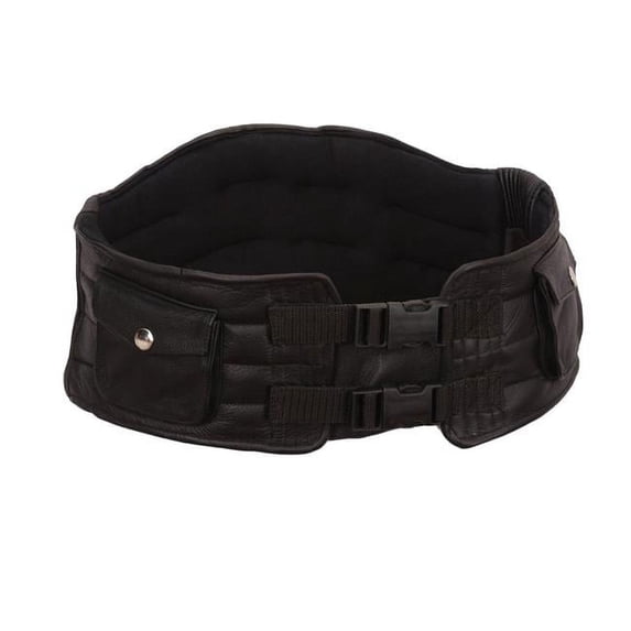 First Manufacturing FI2000GL-L-BLK Back Support Kidney Belt, Black - Large