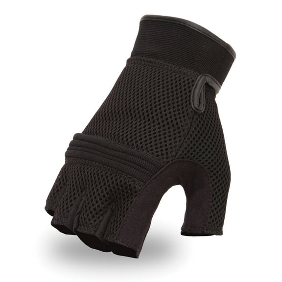 First Manufacturing Men's Mesh Fingerless Gloves w/ Reinforced Knuckles FI167GEL