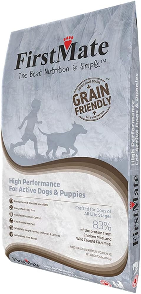 First Mate High Performance Grain Friendly Dry Food for Active Dogs ...