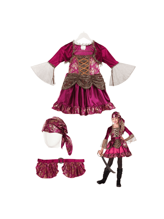 First Mate Pirate Costume Dress for Girls | Kid's Pirate Costumes