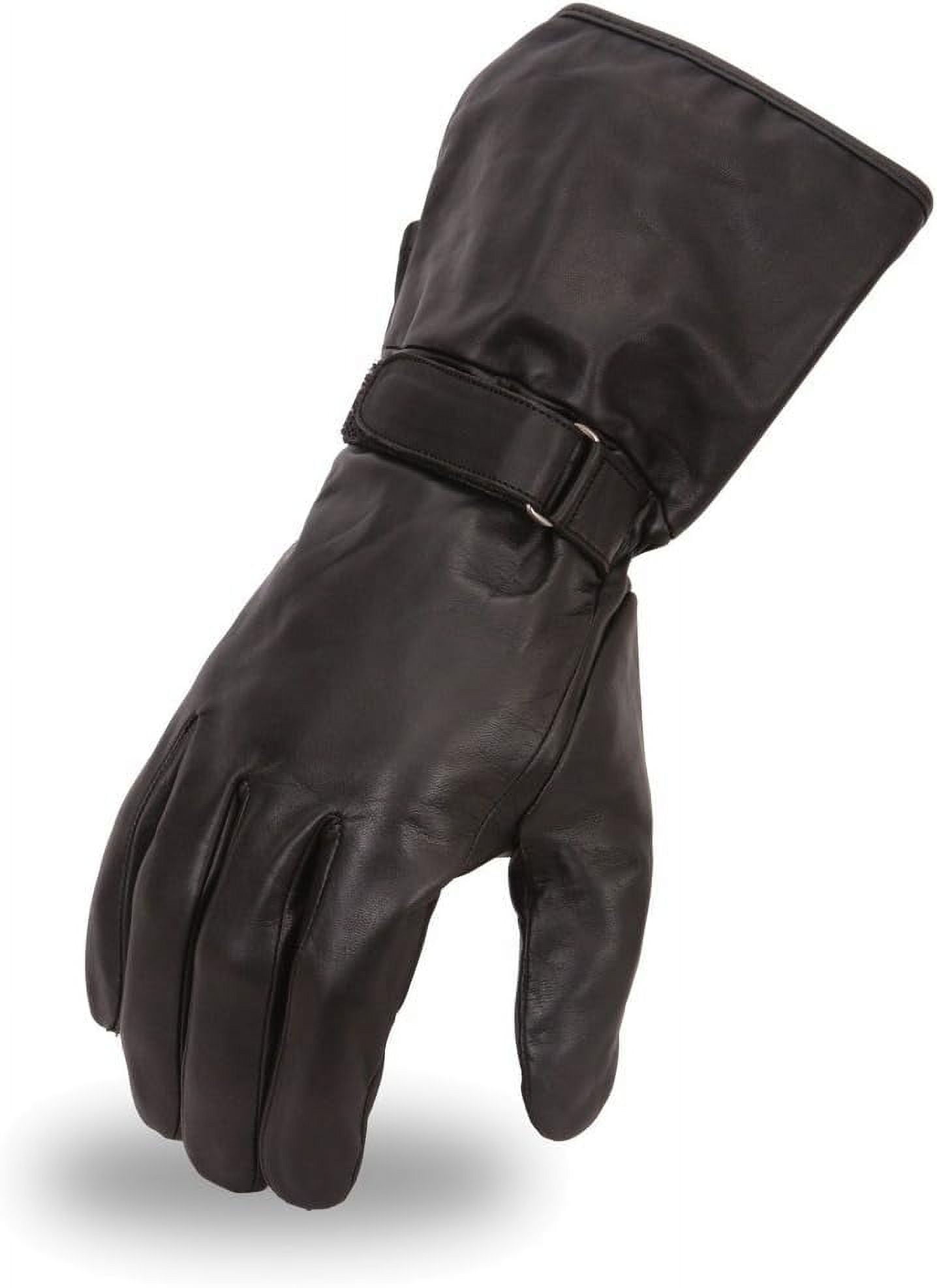 First Mfg Co - Blaze - Men's Motorcycle Biker Riding Black Leather ...
