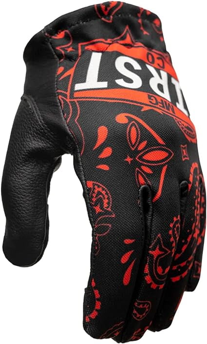 First Manufacturing FI230-PM-3XL-BLKRD Clutch Motorcycle Gloves