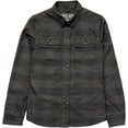 thumbnail image 1 of First Mfg Co - Hanna - Women's Motorcycle Shirt - Poly Flannel - Black Grey - Large, 1 of 5