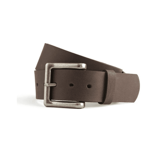 First Mfg Co - Leather Belt for Men, Work Belt for Men Heavy Duty, Daily Wear for Jeans Pants, Top Notch Material Perfect Fit (Brown B16005-46)