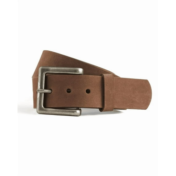 First Mfg Co - Leather Belt for Men, Work Belt for Men Heavy Duty, Daily Wear for Jeans Pants, Top Notch Material Perfect Fit (Brown B16001-44)
