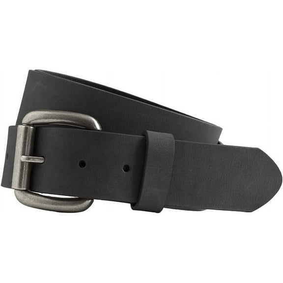 First Mfg Co, Stylish Genuine Leather Belts for Men, Perfect for Every Outfit, Black - 52