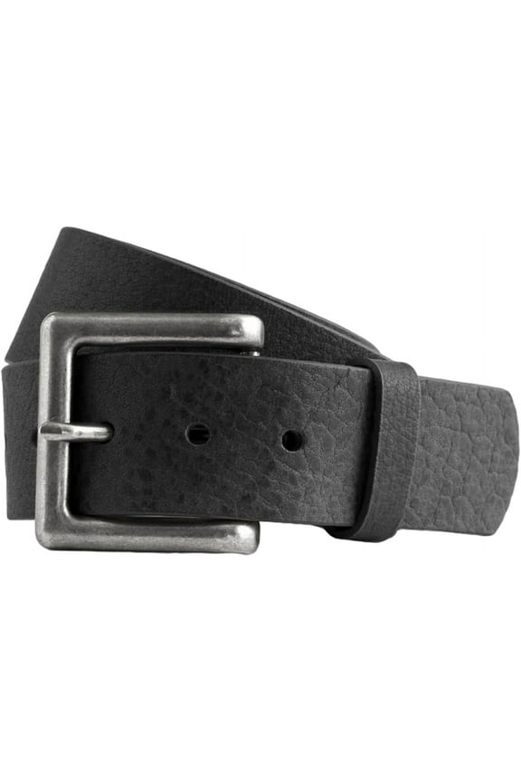 Men’s Leather Belt, High-Quality Everyday Wear, Durable, Stylish, Adjustable Belts – Black, Size 50
