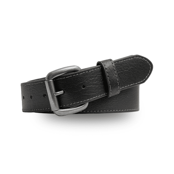 First Mfg Co - Motorcycle Biker Riding Concealment Leather Belt for Men, Work/Daily Wear Belt for Men (Black/Tan B16006-42)
