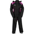 thumbnail image 1 of First Mfg Co - Rain Suit - Women's Motorcycle Biker Riding Rain Suit - Ripstop - Pink - 2X Large, 1 of 4