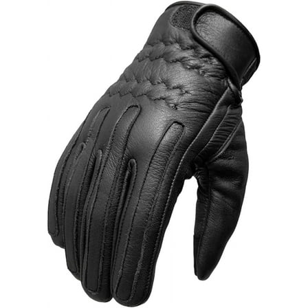 First Mfg Co - Razorback - Men's Motorcycle Gloves - Leather - Black - 2X Large