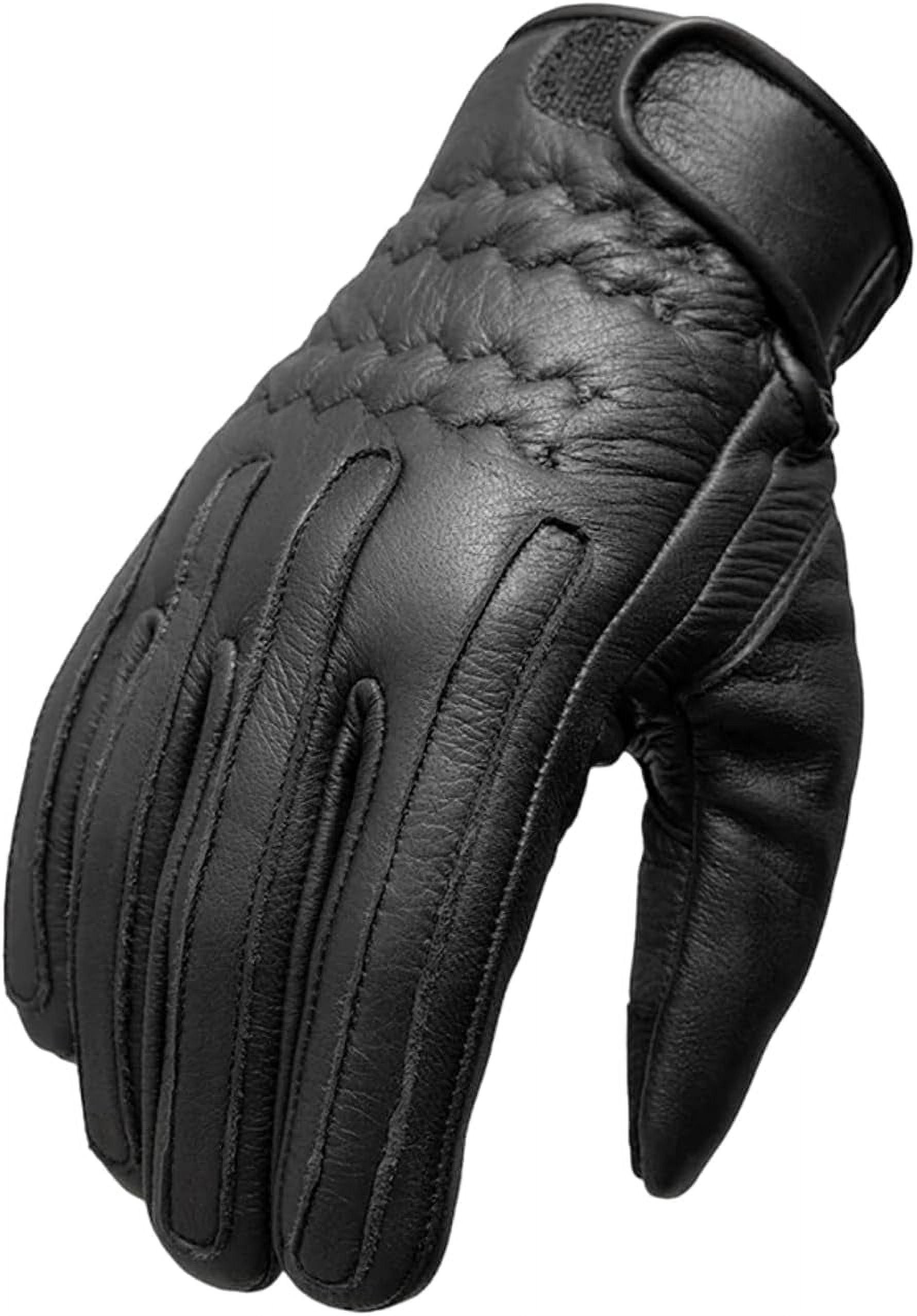 First Mfg Co - Razorback - Men's Motorcycle Gloves - Leather - Black - 5X Large