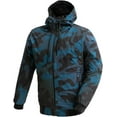 thumbnail image 1 of First Mfg Co - Reign - Men's Motorcycle Biker Riding Max Tec 600D Rain Jacket - Blue Camo - Medium, 1 of 5