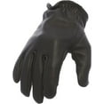 thumbnail image 1 of First Mfg Co - Roper - Men's Motorcycle Biker Riding Black Leather Gloves - Touch Screen Support, 1 of 2