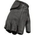 thumbnail image 1 of First Mfg Co - Scout - Men's Motorcycle Biker Riding Black Leather Gloves - 5X Large - Padded Palms, 1 of 4