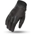 thumbnail image 1 of First Mfg Co - Shadow - Men's Motorcycle Biker Riding Black Leather Gloves - Extra Small - Waterproof, 1 of 2