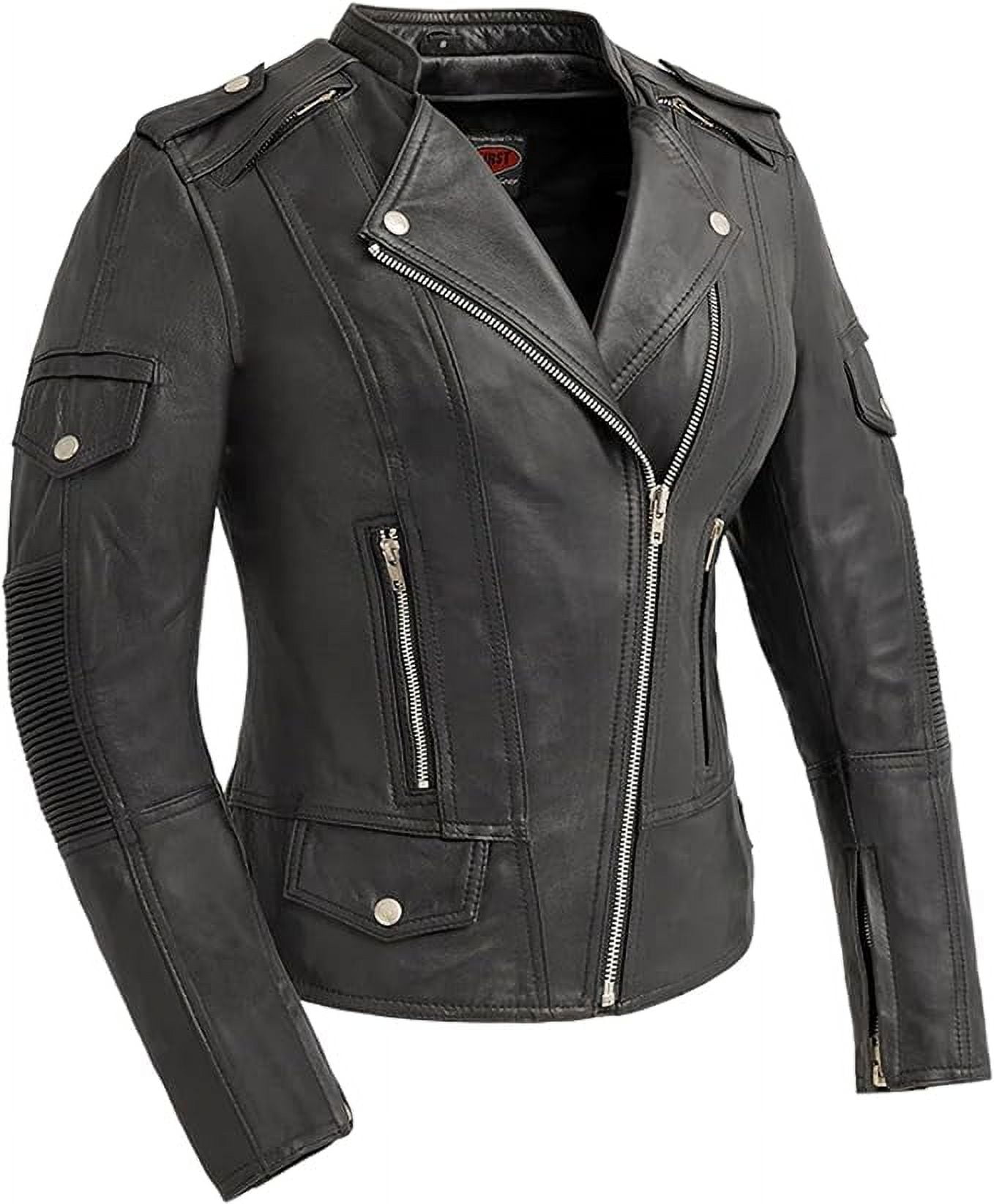 AGSM Women's Biker Jacket - Black main image 0