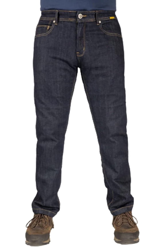 - York - Men's Motorcycle Biker Riding Blue Denim Pants - Size 39 x 32 - Armor Pockets