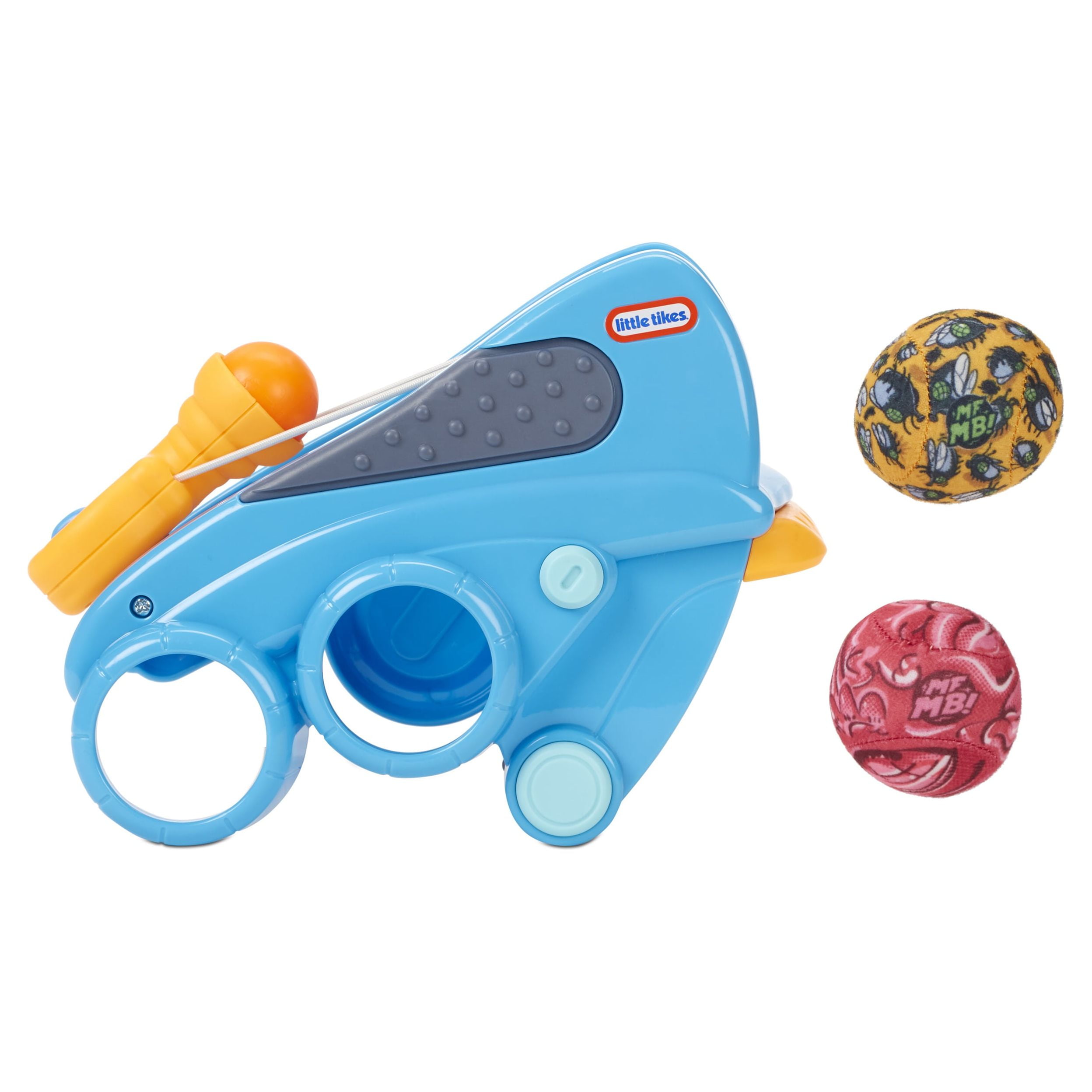 My First Mighty Blasters Sling Blaster, Toy Wrist Launcher with 2 Soft Power Pod Pieces, 12' Range, Gift for Kids \u0026 Toddlers, Boys \u0026 Girls, Ages 3 4 5+ Year Old