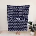 thumbnail image 1 of First Mom Now Grandma Birth Flowers Blanket, Personalized, Mom Grandma Blanket Gift for Mom Gift for Grandma, Mom Blanket, Grandma Blanket A Blankets, 1 of 5
