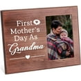 thumbnail image 1 of First Mother's Day as Grandma Picture Frame 4x6Inch Great Grandma Picture Frame Hanging/Tabletop Wooden Frame New Great Grandmother Gifts Photo Frame First Time Grandma Frame, 1 of 9