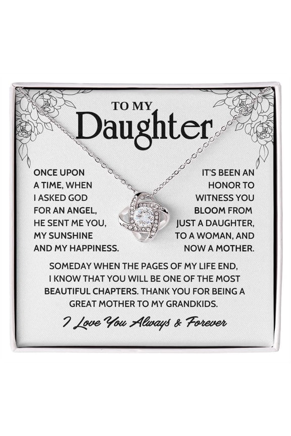 First Mothers Day New Mom, New Mom Women After Birth, Pregnant Mom, First Time Mom, Mom To Be 1St Time Mom, Pregnant Daughter Necklace For Birthday #1390, Gold Love Knot Necklace