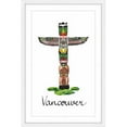 thumbnail image 1 of "First Nations Totem Pole" Framed Painting Print, 1 of 5