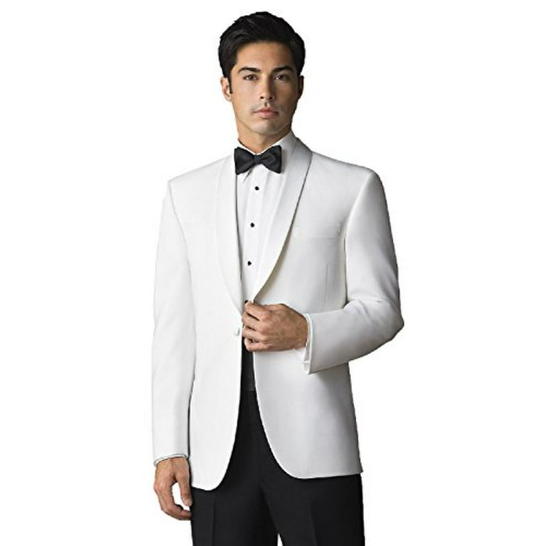 Mens white dinner jacket deals