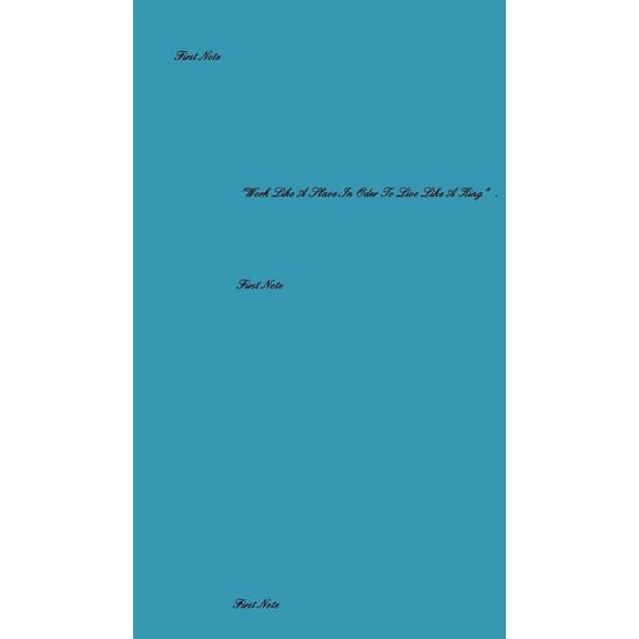 First Note, (Hardcover)