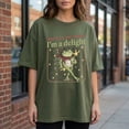 thumbnail image 1 of “First Of All Jesus Thinks I’m A Delight” Frog Unisex T-Shirt – Funny Christian Frog Graphic Tee, Faith Based Retro Shirt for Men Women, 1 of 5
