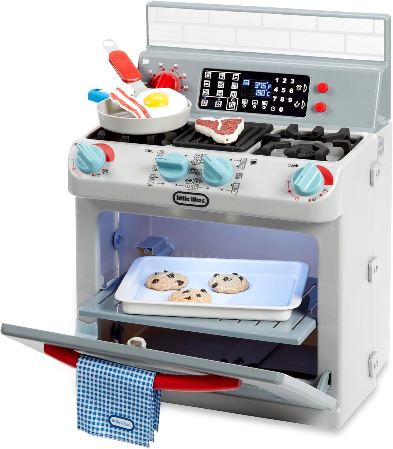 Childcraft Modern Kitchen Stove and Microwave Combo, 21-1/4