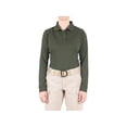 thumbnail image 1 of First Performance Long Sleeve Polo - Womens, OD Green, Extra Large, 1 of 6