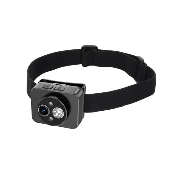 First Perspective Action Cam 2MP Action Camera Headlight Built-in Battery Sports Camera Smart Wave Hand Induction Video Recorder
