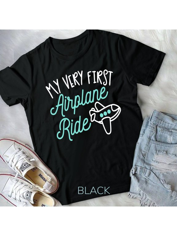 First Plane Flight Shirt My Very First Airplane Ride Tee Unisex T-shirt