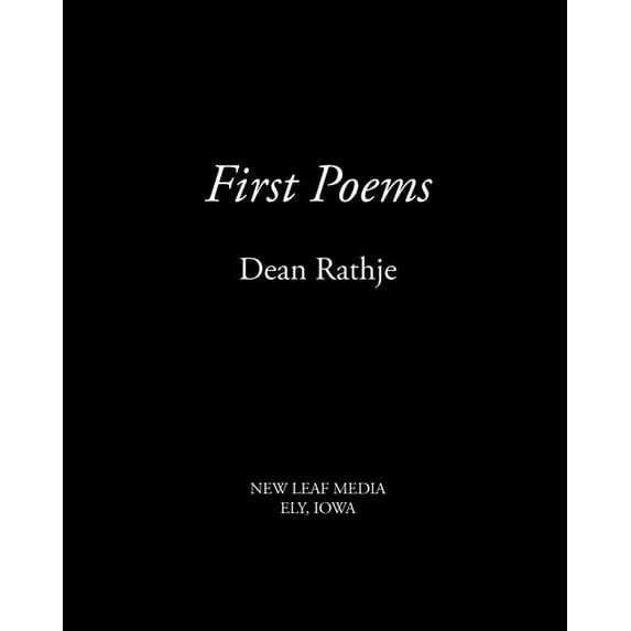 First Poems (Paperback)