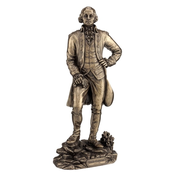 First President George Washington 11 Inch Cold Cast Bronze Statue Political Decoration