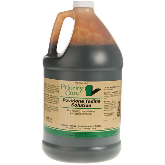 First Priority Povidone Iodine Solution GALLON
