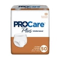 thumbnail image 1 of First Quality 54443100 White Extra Large ProCare Plus Adult Heavy Absorbent Underwear - Pack of 100, 1 of 3