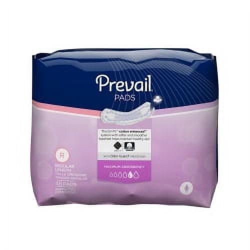 First Quality Bladder Control Pad Prevail  11" Length Heavy Absorbency Unisex (#PV-916/1, Sold Per Pack)