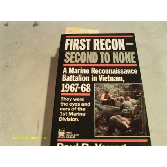 Pre-Owned First Recon-Second to None (Unknown) 0804110093 9780804110099