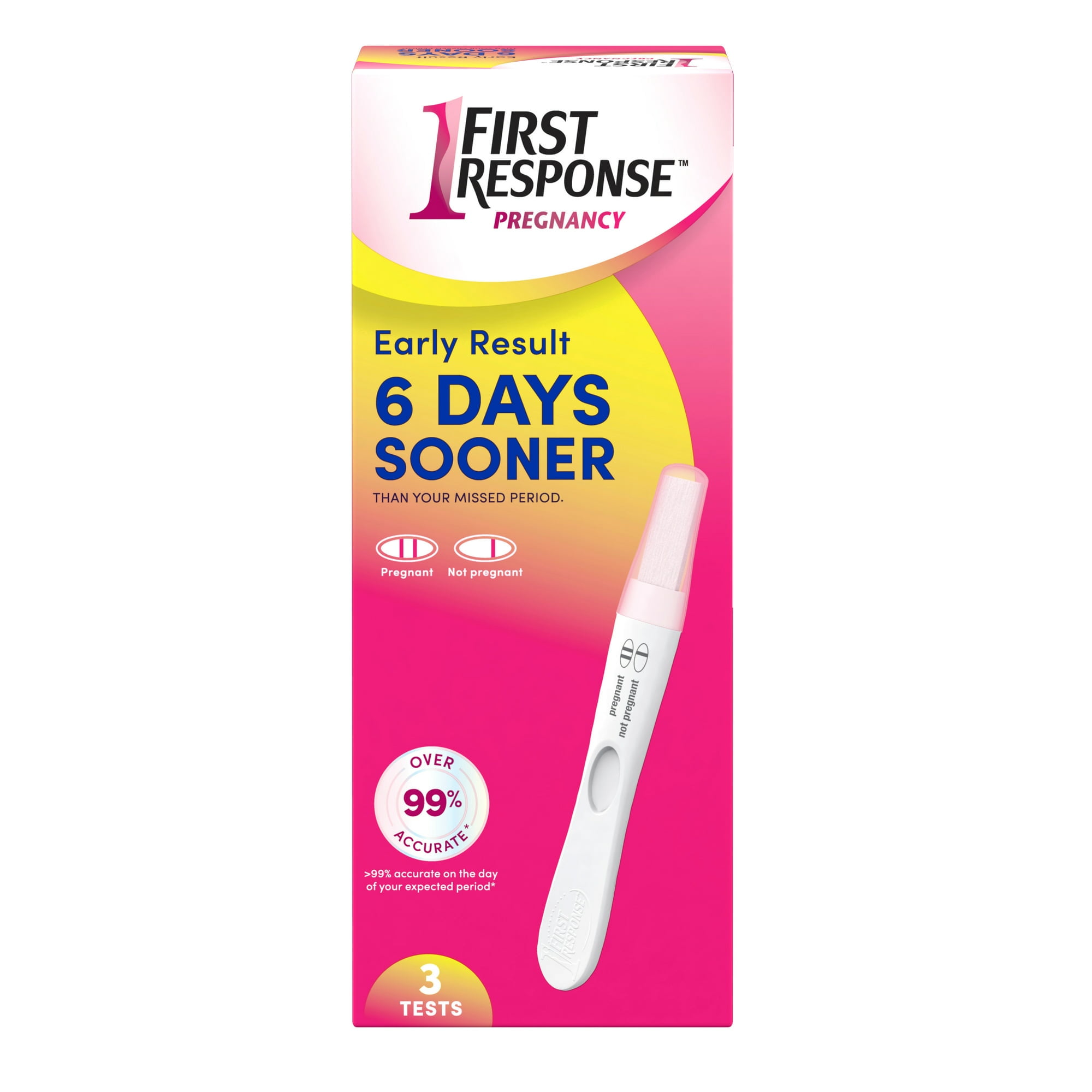 First Responce Accurate & Compatible Guide, Pregnancy Test Result, 3 ct