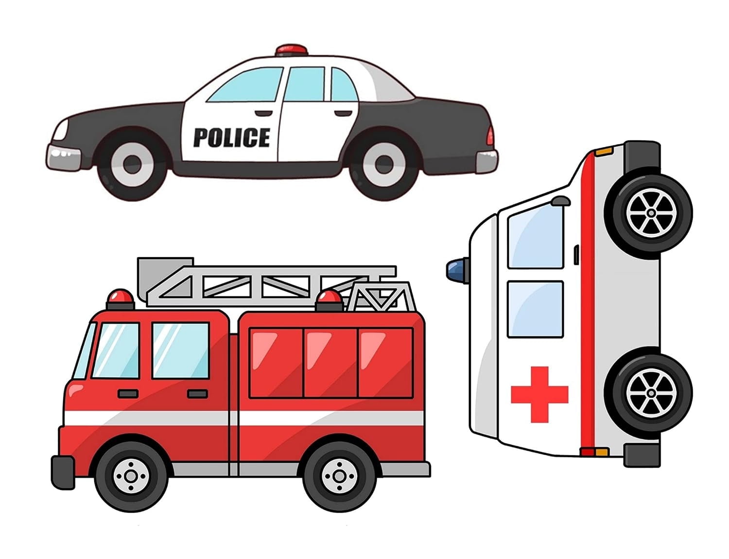 First Responder Design By Edible Image For Quarter Sheet Cake ...