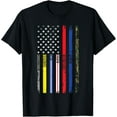 thumbnail image 1 of First Responders American Thin Line Police Fire Military EMS T-Shirt, 1 of 4